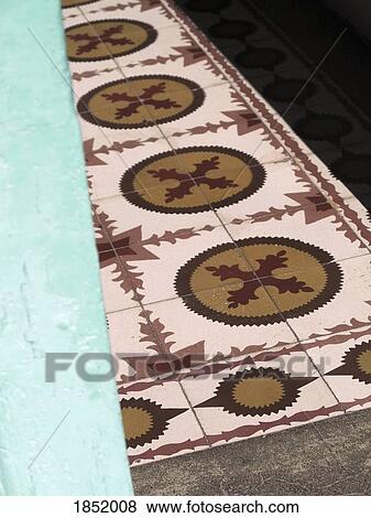 Sunshine on patterned tiles, Santa Cruz de La Palma, Spain View Large Photo Image Stock Photo - Sunshine on patterned tiles, Santa Cruz de La Palma, Spain. Fotosearch