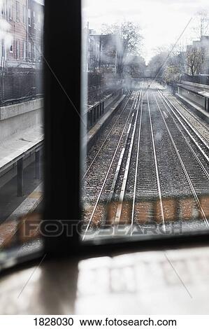 Urban train tracks, Brooklyn, New York City, New York, USA View Large Photo Image Stock Image - Urban train tracks, Brooklyn, New York City, New York, USA. Fotosearch