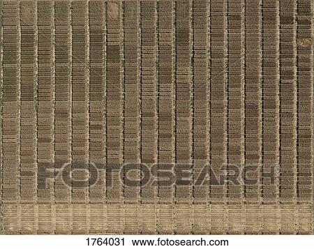 View from above textured farmland View Large Photo Image Stock Image - View from above textured farmland. Fotosearch
