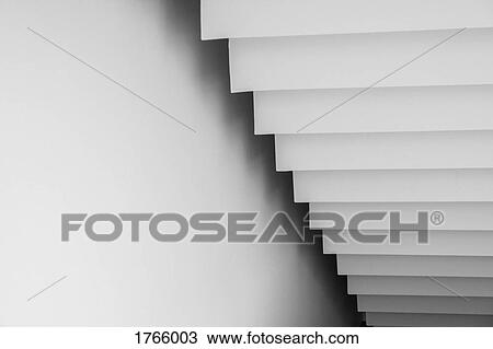 White staircase from below View Large Photo Image Stock Image - White staircase from below. Fotosearch