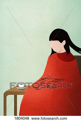 Stock Photo - Woman getting haircut at beauty salon. Fotosearch
