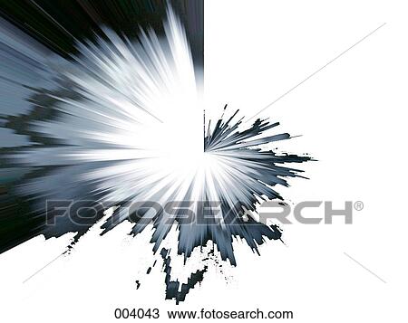 abstract black and white starburst form View Large Photo Image Stock Image - abstract black and white starburst form. Fotosearch
