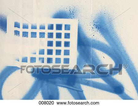 Stock Image - graffiti on a wall. Fotosearch