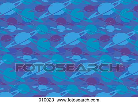 illustrated pattern featuring planets View Large Photo Image Stock Image - illustrated pattern featuring planets. Fotosearch