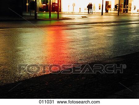 Berlin, Germany, street at night View Large Photo Image Stock Image - Berlin, Germany, street at night. Fotosearch