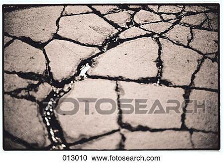 cracked pavement View Large Photo Image Stock Image - cracked pavement. Fotosearch