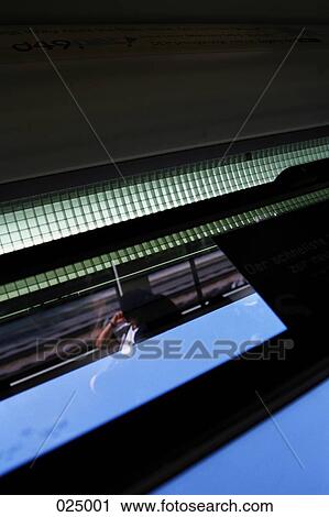 Stock Image - woman on train. Fotosearch