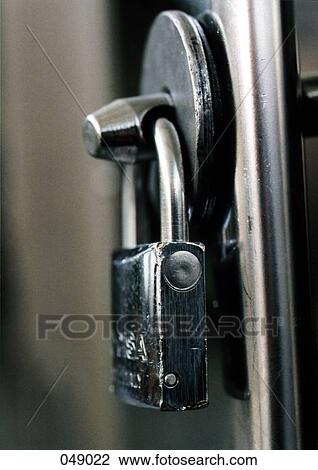 industrial steel lock View Large Photo Image Stock Image - industrial steel lock. Fotosearch