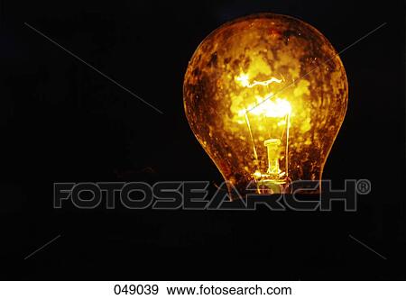 light bulb at night View Large Photo Image Stock Photo - light bulb at night. Fotosearch