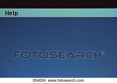 A computer screen View Large Photo Image Picture - A computer screen. Fotosearch