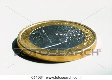 A one Euro coin View Large Photo Image Picture - A one Euro coin. Fotosearch