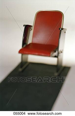 miniature red chair