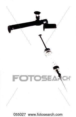 Syringe with pipe View Large Photo Image Stock Photo - Syringe with pipe. Fotosearch