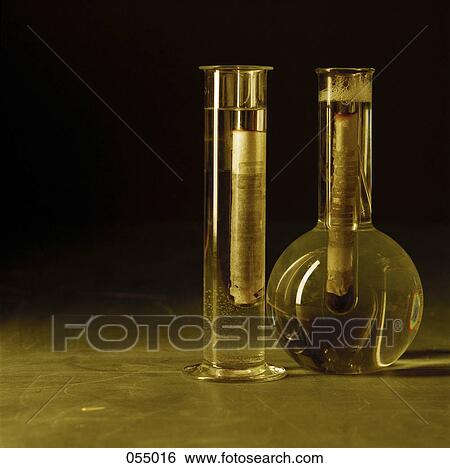 Stock Photograph - Two beakers. Fotosearch