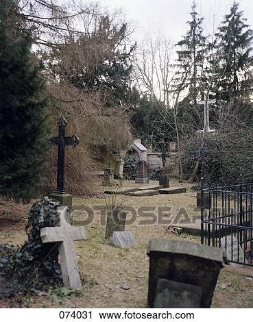 A cemetery View Large Photo Image Stock Image - A cemetery. Fotosearch