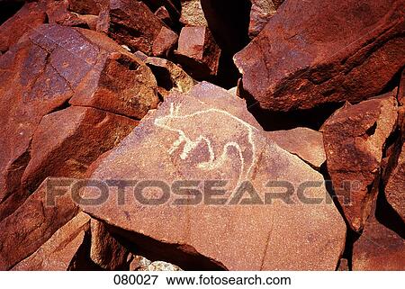 Drawing on a rock, Australia View Large Photo Image Stock Photo - Drawing on a rock, Australia . Fotosearch