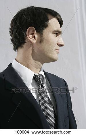 Picture - Businessman looking ahead. Fotosearch