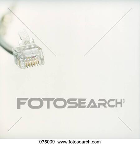 A computer network connection cable View Large Photo Image Stock Photo - A computer network connection cable. Fotosearch
