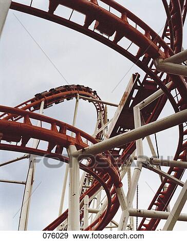 A rollercoaster View Large Photo Image Stock Photo - A rollercoaster. Fotosearch