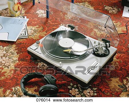 A turntable on a carpet View Large Photo Image Picture - A turntable on a carpet. Fotosearch