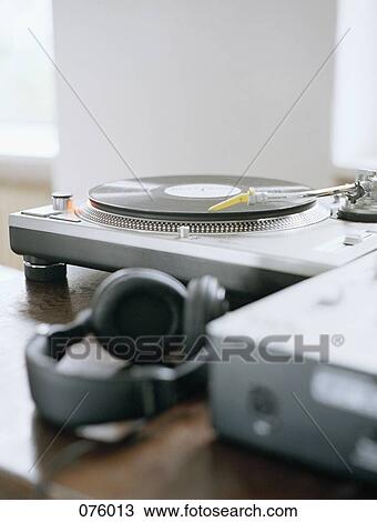 Stock Image - A turntable. Fotosearch