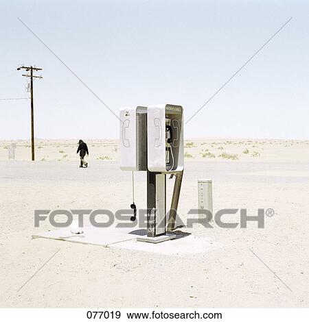 Public telephone receiver off the hook, Death Valley, USA View Large Photo Image Stock Photo - Public telephone receiver off the hook, Death Valley, USA . Fotosearch