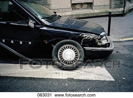 A damaged car View Large Photo Image Stock Image - A damaged car. Fotosearch