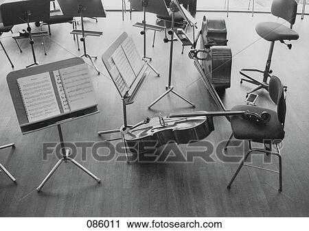 An empty music room View Large Photo Image Stock Image - An empty music room. Fotosearch