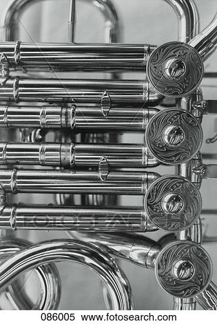 Close-up of a French horn View Large Photo Image Stock Photography - Close-up of a French horn. Fotosearch