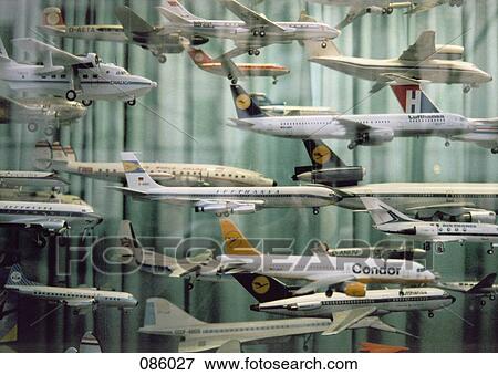 Collection of model airplanes View Large Photo Image Stock Photo - Collection of model airplanes. Fotosearch