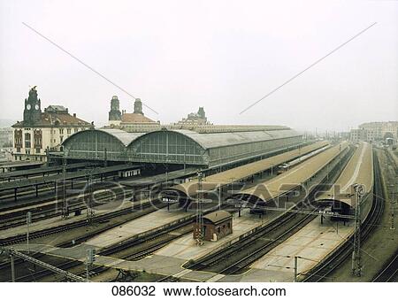 Train Station, Prague, Czech Republic View Large Photo Image Stock Image - Train Station, Prague, Czech Republic. Fotosearch