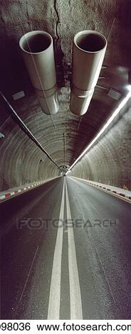 Empty tunnel with lighting View Large Photo Image Stock Photograph - Empty tunnel with lighting . Fotosearch