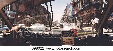 View from taxi interior, Cairo, Egypt View Large Photo Image Stock Image - View from taxi interior, Cairo, Egypt. Fotosearch