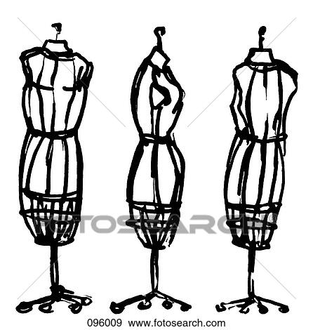 Three dressmaker’s models View Large Photo Image Stock Photo - Three dressmaker’s models. Fotosearch