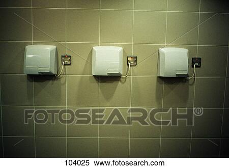 Bathroom hand dryers View Large Photo Image Stock Photography - Bathroom hand dryers. Fotosearch