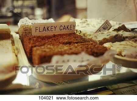 Cake selection on a bakery shelf View Large Photo Image Stock Image - Cake selection on a bakery shelf. Fotosearch