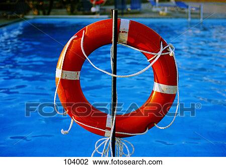Stock Image - Close-up of life preserver. Fotosearch