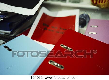 Pile of binders View Large Photo Image Stock Image - Pile of binders. Fotosearch