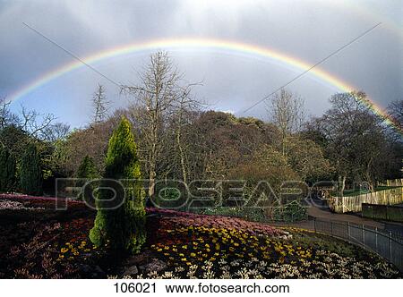Rainbow over rural landscape View Large Photo Image Stock Image - Rainbow over rural landscape. Fotosearch