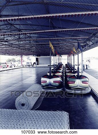 Bumper cars lined up View Large Photo Image Stock Image - Bumper cars lined up. Fotosearch