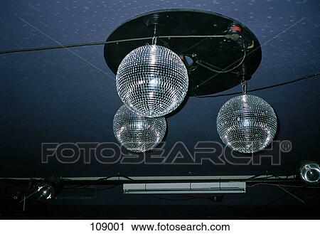 Three Disco Balls Stock Image 109001 Fotosearch