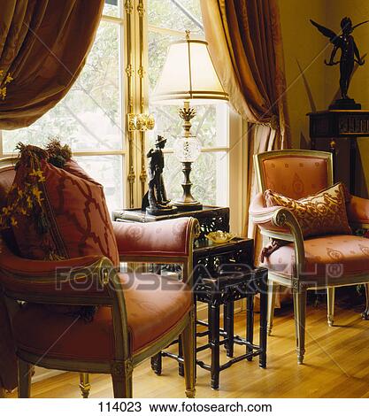 Living room with antique furniture View Large Photo Image Stock Image - Living room with antique furniture. Fotosearch