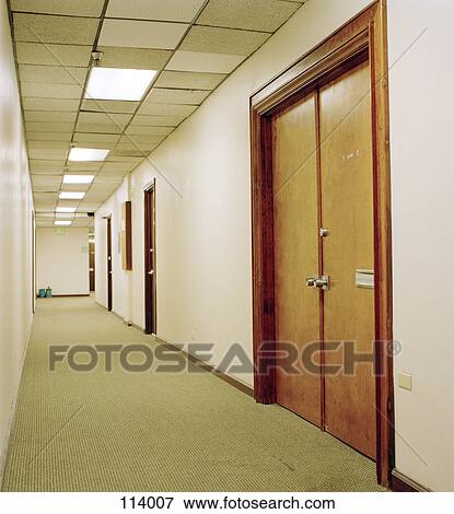 Office hallway View Large Photo Image Stock Photo - Office hallway. Fotosearch