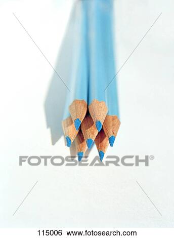 Stock Photograph - Bundle of colored pencils. Fotosearch