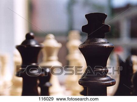 Close-up of chess pieces View Large Photo Image Stock Photo - Close-up of chess pieces. Fotosearch