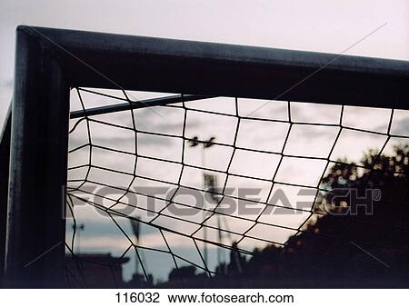 Close up of football goal View Large Photo Image Stock Image - Close up of football goal. Fotosearch