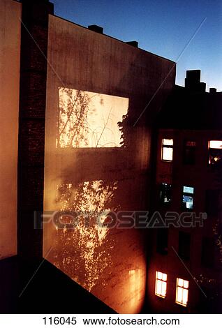 Shadows on building wall View Large Photo Image Stock Photography - Shadows on building wall. Fotosearch