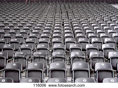 Stadium seats View Large Photo Image Stock Photograph - Stadium seats. Fotosearch