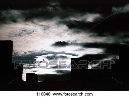 Stormy urban sunset View Large Photo Image Stock Photograph - Stormy urban sunset. Fotosearch