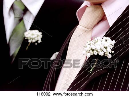 Two men with boutonnieres View Large Photo Image Stock Image - Two men with boutonnieres. Fotosearch
